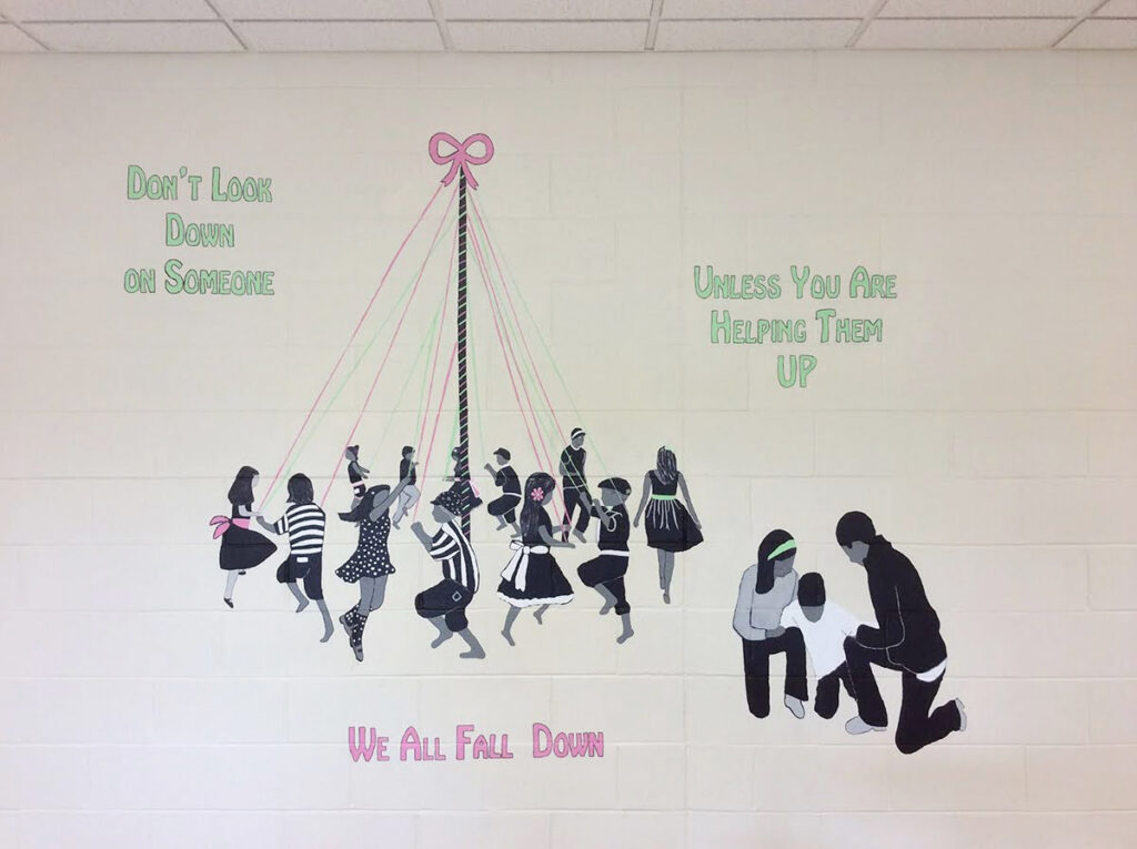 Montgomery County Correctional Facility mural painting by brush with the law